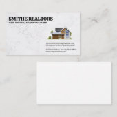 Modern huis | Makelaar in onroerend goed | Onroere Afsprakenkaartje (Voorkant / Achterkant)