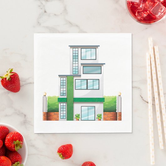 Modern huis met meerdere verdiepingen Hedenlands h Servet