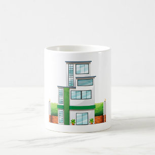 Modern huis met meerdere verdiepingen Hedenlands t Koffiemok