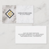 Modern Huis Realtor Logo Afsprakenkaartje (Voorkant / Achterkant)