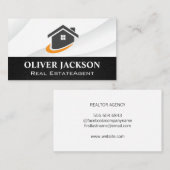 Modern Huis Vastgoed Logo Visitekaartje (Voorkant / Achterkant)