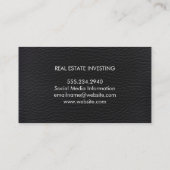 Modern Huis | Vastgoed Woningen Visitekaartje (Achterkant)