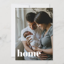 Modern Huis voor de Feestdagen Foto Kerst Kaart