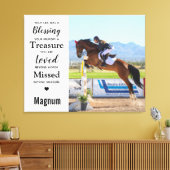 Modern Huisdier Herinnering Hond Kat Paard Memoria Canvas Afdruk (Insitu (Woonkamer))