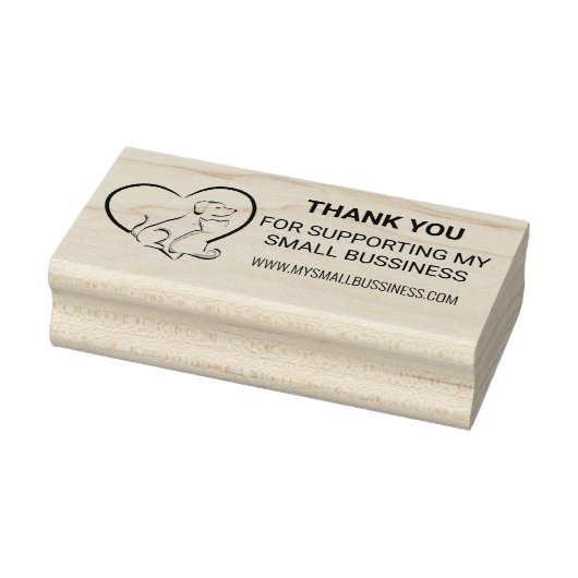 Modern Huisdierbedrijf - Bedankt Stempel (Stempel)
