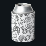 Modern human anatomy Bio Science Sketch Pattern Blikjeskoeler<br><div class="desc">Moderne schetsillustraties van menselijke anatomie in een perfect eigenaardig patroon. Met de hand getekende harten, schedels, longen, ribben, oogbal, tanden, darmen, maag, nieren en meer. Dit unieke ontwerp is een perfect cadeauidee voor dokters, verpleegkundigen, geneeskundigen, wetenschappers, liefhebbers, enzovoort. Ook een geweldig gotisch of Halloween accent! ・ Blader hieronder door het...</div>