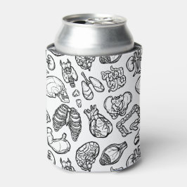 Modern human anatomy Bio Science Sketch Pattern Blikjeskoeler