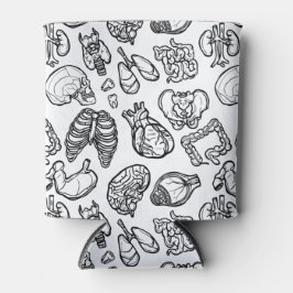 Modern human anatomy Bio Science Sketch Pattern Blikjeskoeler