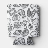 Modern human anatomy Bio Science Sketch Pattern Blikjeskoeler (Achterkant)