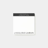 Modern Human Anatomy Science Sketch Persoonlijk Post-it® Notes (Voorkant)