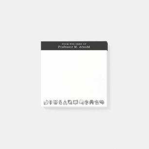 Modern Human Anatomy Science Sketch Persoonlijk Post-it® Notes