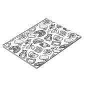 Modern Human Anatomy Sketch Pattern Science Gift Notitieboek (Linkerzijde)