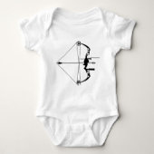 Modern Hunting Bow en Arrow Romper (Voorkant)