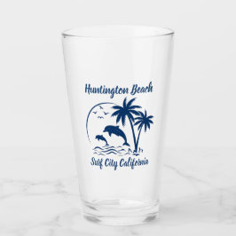 Modern Huntington Beach Californië Donkerblauw Glas