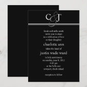 modern; huwelijk kaart (Voorkant / Achterkant)