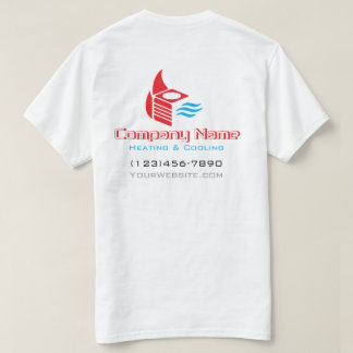 Modern HVAC Logo Ontwerp Uniform T-shirt
