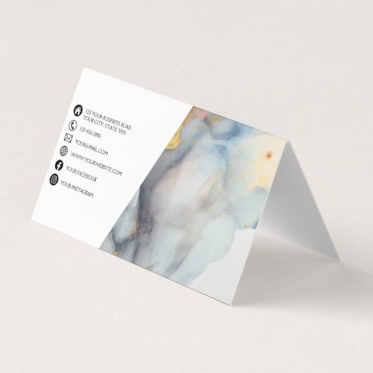 Modern I Abstract 3 Visitekaartje (Achterkant)