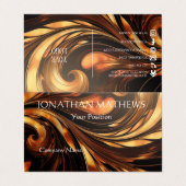 Modern I Abstract 4 Visitekaartje (Buitenkant ongevouwen)