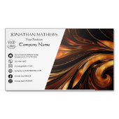 Modern I Abstract Magnetisch Visitekaartje (Voorkant)