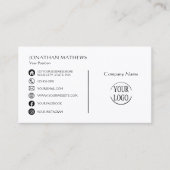 Modern I Eenvoudig Visitekaartje (Voorkant)