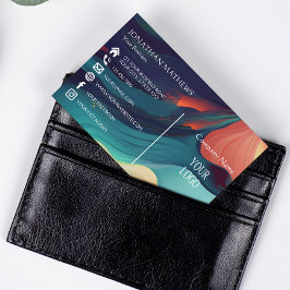 Modern I Kleurrijk Abstract 1 Visitekaartje