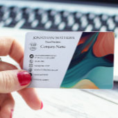 Modern I Kleurrijk Abstract Visitekaartje