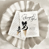 Modern Ice Cream Bridal Shower Kaart