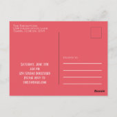 Modern Ice Cream Whimsical Briefkaart (Achterkant)