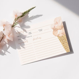 Modern Ice Cream Zomer Vrijgezellenfeest Recept Ka Notitiekaartje