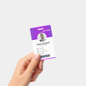 Modern ID Identification Card Photo Badge (Handheld)