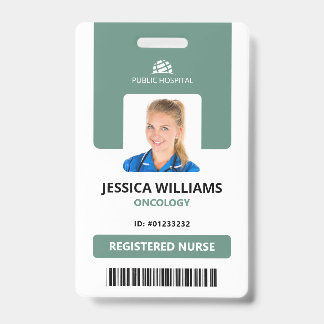 Modern ID Kaart Hospital Personeelsregister Verple Badge