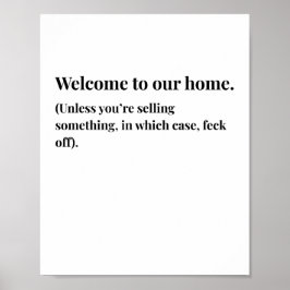 Modern Iers Grappige Ierse Citat Poster
