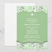 Modern Iers Vrijgezellenfeest nodigt uit met klave Kaart (Voorkant / Achterkant)