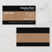 Modern II - Kartonnen doos Visitekaartje (Voorkant / Achterkant)