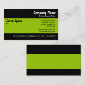 Modern II - Martian Green Visitekaartje (Voorkant / Achterkant)