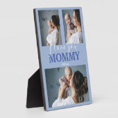 Modern ik hou van je mama | 3 Foto-collage Plaque Fotoplaat (Zijkant)