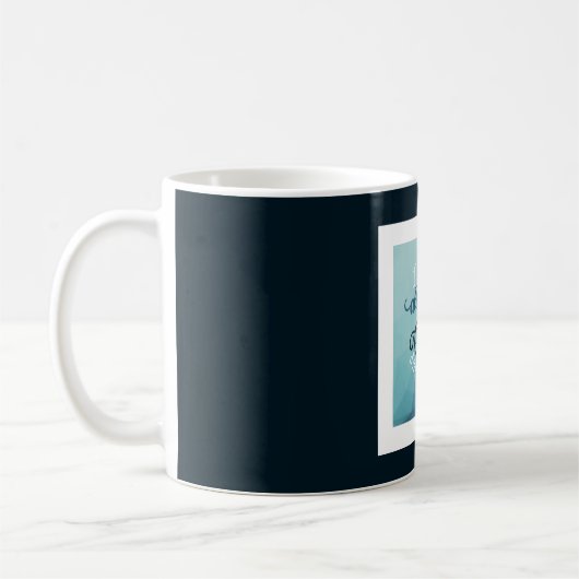 Modern ik kan alles doen koffiemok (Links)