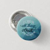 Modern ik kan alles doen ronde button 3,2 cm (Voorkant /achterkant)