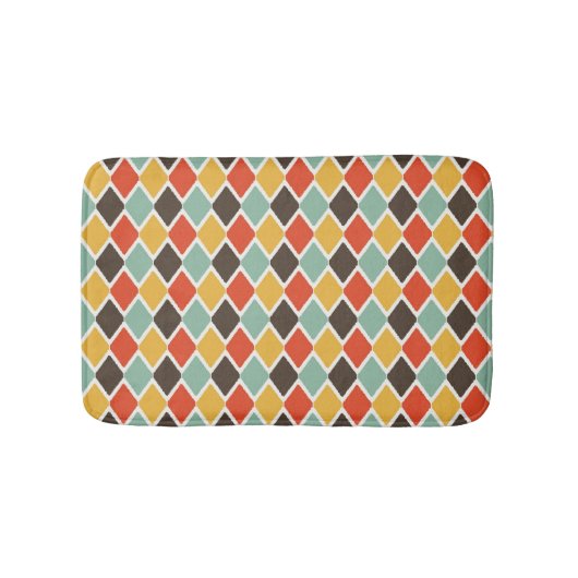 Modern ikat tribal mode patroon badmat (Voorkant)