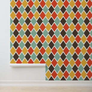 Modern ikat tribal mode patroon behang