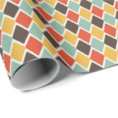 Modern ikat tribal mode patroon cadeaupapier (Rol Hoek)