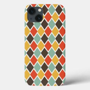 Modern ikat tribal mode patroon iPhone 13 hoesje