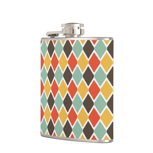 Modern ikat tribal mode patroon heupfles (Links)