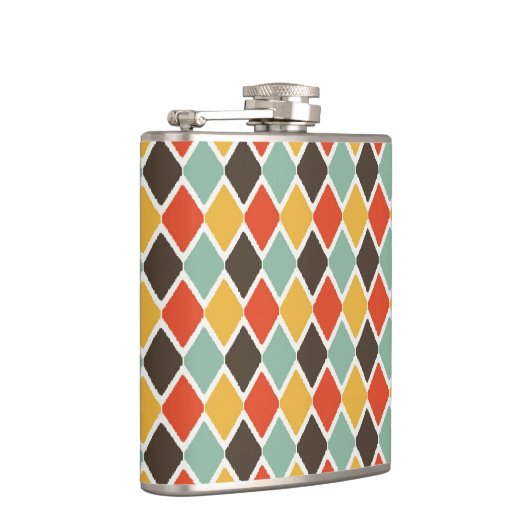 Modern ikat tribal mode patroon heupfles (Rechts)