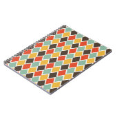 Modern ikat tribal mode patroon notitieboek (Linkerzijde)