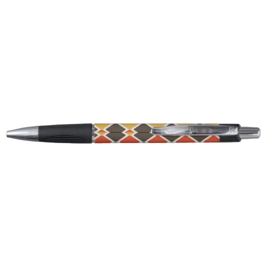 Modern ikat tribal mode patroon pen (Achterkant)