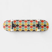 Modern ikat tribal mode patroon persoonlijk skateboard (Horizontaal)