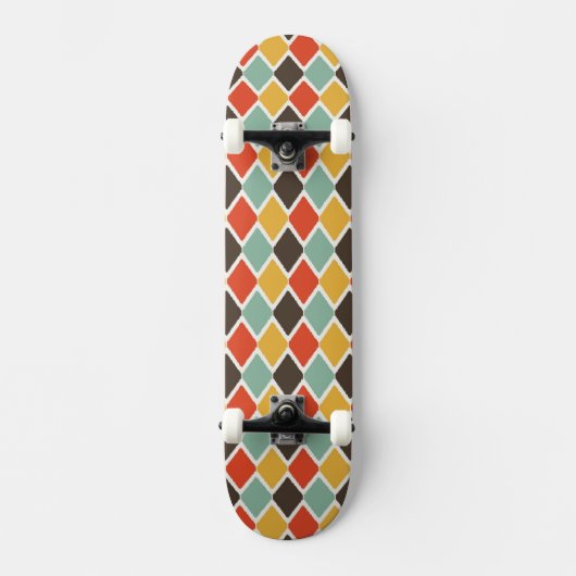 Modern ikat tribal mode patroon persoonlijk skateboard (Voorkant)