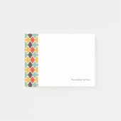 Modern ikat tribal mode patroon post-it® notes (Voorkant)