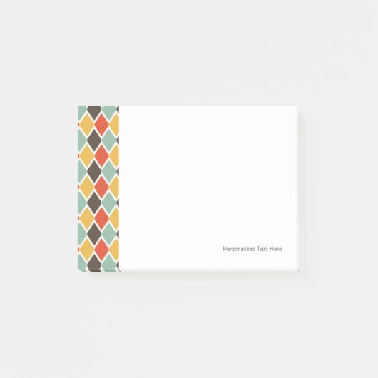 Modern ikat tribal mode patroon post-it® notes (Voorkant)